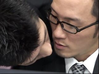 cumshot Japanese Office Gay asian