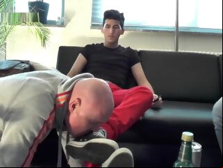 foot fetish BMB master and slave fetish